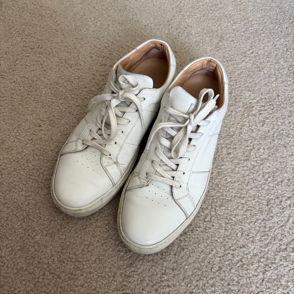 GREATS Royale Sneaker in White Leather (US 9.5)